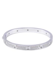 Bracelet chaud plein ciel étoile large édition lumière personnalité réseau rouge cati femelle titane acier incolore cadeau au meilleur ami 2Gu2