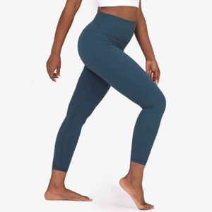 Hot Brand Leggings Lycra Fabric Solid Color Women Yoga Pants High Taille Sport Gym Draag Elastische Fitness Lady Outdoor Sports broek