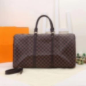 Hot marque hommes de luxe femmes sac de voyage en cuir PU sac de sport marque designer bagages sacs à main grande capacité sport bag55 * 25 * 30 cm 01