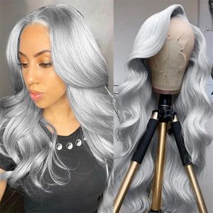 Brésilien Brésilien Glueless Human Human Wigs Wigs ondulé avec des nœuds blanchis