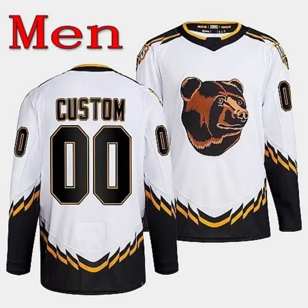 Maillots du 100e centenaire des Bruins chauds Milan Lucic Patrice Bergeron David Krejci Brad Marchand Hampus Lindholm Jake DeBrusk Nick Foligno Taylor Hall Maillot de hockey