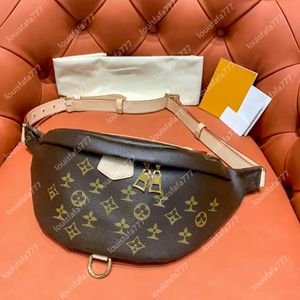 Sac à bandoulière de qualité plus récente de qualité plus récente Bumbag Cross Body Brown Cuir Brown Luxury Sacs Tempérament Fanny Pack Bum Pocket M44336 43644