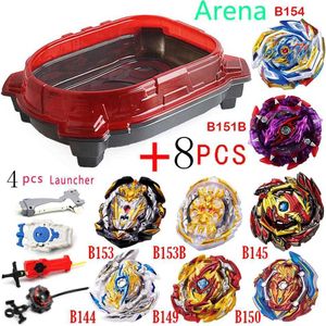 HOT Burst Set Beyblade Tops Jouets Arena Bayblades Lanceurs Toupie Metal Burst Avec Dieu Blayblade Top Bey Blade Blades Kid Toy X0528