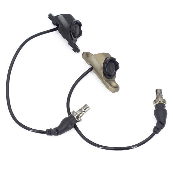 Support MLOK à distance à 45 degrés pour bouton chaud pour interrupteur d'arme de lampe de poche SUREFIRE M300 M600, couleur : noir et FDE