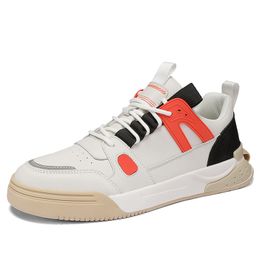 Zapatos casuales calientes verdes blancos blancos marrón naranja hombre transpirable athleisure sneakers clásico talla 39-44 gai