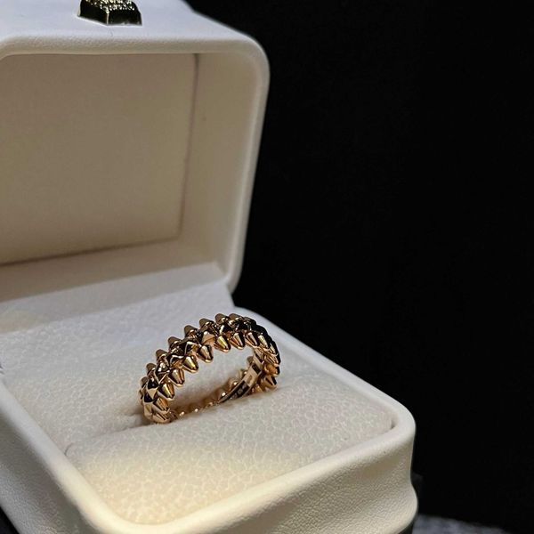 Anillo con cabeza de bala de Cati, clavo de sauce de doble fila para hombres y mujeres, el mismo estilo