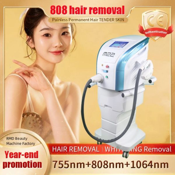 Hot CE M22 IPL OPT Machine RF Estética láser Cabello Retire la máquina de rejuvenecimiento de la piel E-Light