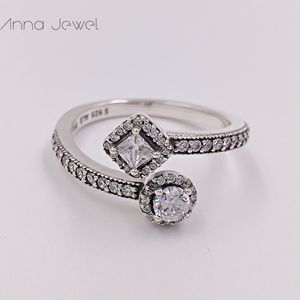 Hot charm sieraden maken bruiloft boho stijl engagement belofte Abstracte Elegantie Pandora Ringen voor vrouwen mannen vinger ring sets verjaardag Valentijn cadeaus 191031CZ