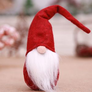 Hot Christmas Tree Doll Xmas kleine Santa Gnome Tumbler speelgoed Hang Decoratie Wizard Desk Fluffy Enchanter Festival Holiday Gift