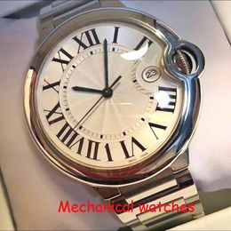 Hot Classic Balloon Watch Relojes para hombre Bisel de cerámica Neutral 33/36/42 MM Movimiento mecánico automático de lujo Reloj de pulsera con caja