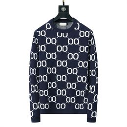 Hot Classic Designer Pulls pour hommes pour hommes Femmes Qualité Casual All-Match Round Nou Longswear Lettre de vêtements de sport célèbre Sweater Knitwear Jumper M-3XL