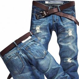 Chaud Classique Hommes Élégant Conçu Droit Slim Fit Pantalon Casual Jeans Pantalon 71vv #