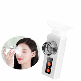 Caliente Frío Compr Eye Steamer Aliviar la fatiga Ojos secos Hidratante Calefacción Cara Masajeador de ojos Máscara Humidificador Niebla Nano Pulverizador s2U4 #