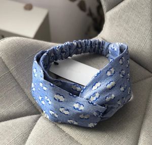 Hot Katoen Gebreide Hoofdband voor Vrouwen 2022 Nieuwe Designer Meisjes Roze Groene Bloemen Gedrukte Tulband Sport Yoga Haarbanden Retro Headwraps Hoofddoek Cadeau