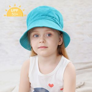 Coton Hot Cotton Sun Child's Fisherman Hat UV50 + Bénéraire Baby Pot Pot Hat