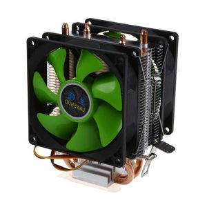 Livraison gratuite ventilateur silencieux refroidisseur de CPU pour Intel LGA775/1156/1155 AMD AM2/AM2/AM3 Egqwa