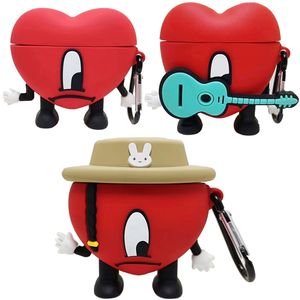 Hot Creatieve Liefde Pop Case Headset Accessoires Voor AirPods 1/2/3/Pro/Pro 2 Bluetooth Oortelefoon siliconen beschermhoes Gemengde