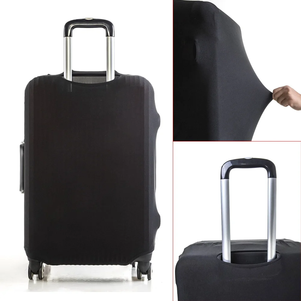Hot Custom free name Luggage Cover Elastic Suitcase Protective Covers For 18-32 inch Bag Trolley Dust Cover Travel Accessories