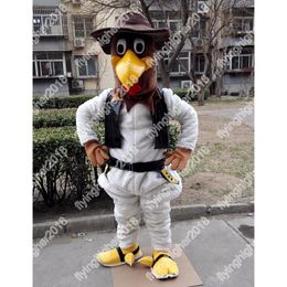 Hot schattige kip mascotte kostuum unisex cartoon anime thema karakter carnaval mannen vrouwen jurk kerst fancy prestaties feestjurk