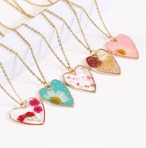 Colliers pendentif design de mode coeur amour collier pour femmes accessoires joli vert rose femmes bijoux cadeau