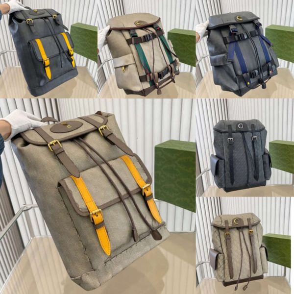 Mochila de diseñador caliente para hombre, bolsa de viaje, diseño de ophidia, mochilas de viaje, bolso de cuero real de jacquard G, bolso de moda, bolsas de mano grandes