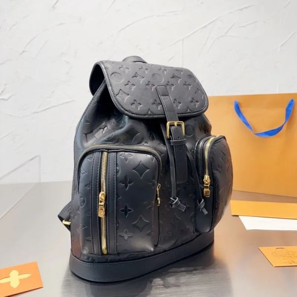 Bolso de diseñador caliente clásico para mujeres / hombres flor vieja + mochila con letras bolso de mano para dama de moda Mochila para estudiantes Mochila de cuero de alta calidad 001 #