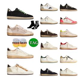 Hot Designer OG Casual Chaussures Ball Stars Noir Blanc Italie Dirty Old Vintage BallStar Femmes SuperStar Hommes Baskets Golden Top Qualité Gooseit Casual Chaussures