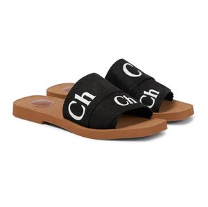 Hot Designer-slippers Pantoffels Sandalen Houten platte muiltjes De binnenzool verfraaid met het O-logo van het merk Het eenvoudige ontwerp maakt deze platte klassieke en stijlvolle houten zool 0910