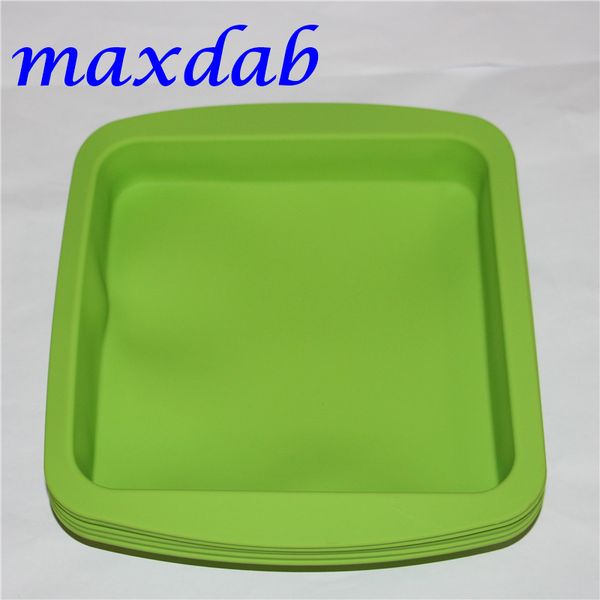 plat de cire de silicone DHL chaud pot de casserole profonde forme carrée 8 