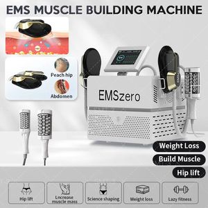 CALIENTE DLS-EMSlim 14 Tesla RF Adelgazamiento vertical 2 en 1 EMSZERO Plus Equipo de rodillos 4 manijas Descomposición de grasa Muscle Booster