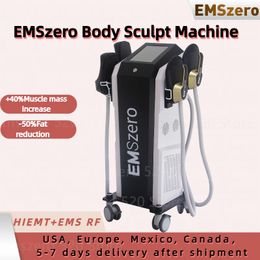 HOT DLS-EMSlim Electromagnético 4 manijas EMS RF EMSzero Muscle Shaping Stimulator Sculpting Machine