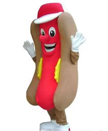 HOT DOG HOTDOG MASCOT COSTUME Taille adulte Déguisements Cartoon Character Party Outfit pour adulte vente directe d'usine