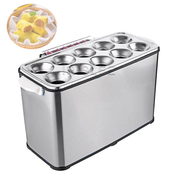 Máquina para hornear perros calientes, máquina comercial para hacer salchichas de huevo al horno, máquina para hacer rollos de huevos para el desayuno, máquina de aperitivos de venta caliente