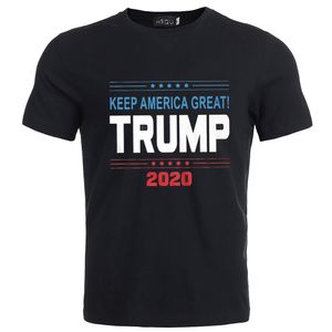 chaud Donald Trump T-shirt Keep America Great Homme O-Neck Chemises à manches courtes Pro T-shirt en coton à manches courtes imprimé T-shirt Trump Gifts