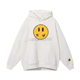 Hot Drawtrew Designer Brand Draw hoodie De hoogste kwaliteit Hoodies Drawtwrow sweatshirts Yellow man Retro Smiley Face Sweatshirt T -shirt Draw Harajuku 31