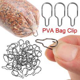 Heet duurzaam voor karper haarig gereedschap nieuwe vissenvoeder levert karpers visaccessoires pva tas clip aas clips