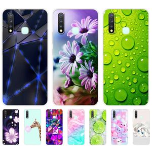 Housse pour Vivo Y19 Y 19 VivoY19 étui 6.53 ''tpu silicone téléphone arrière protection pare-chocs Coque sac Coque