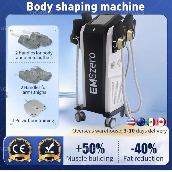 Stimulation musculaire EMSZERO chaude 6500W 14 Tesla Neo élimination des graisses contour Ems corps sculpter la Machine