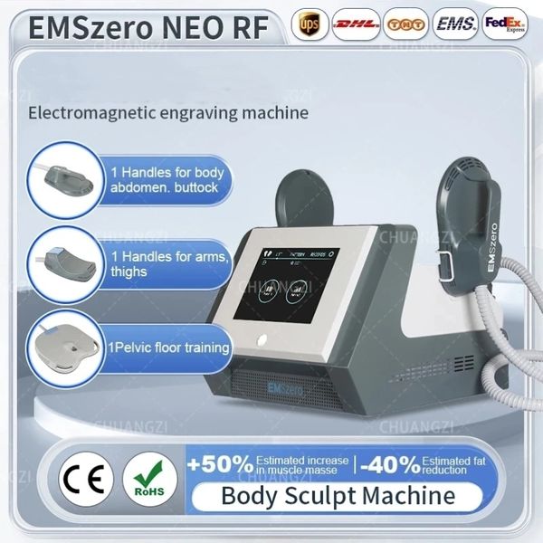 HOT EMSZERO Minceur Machine Muscle Électromagnétique Stimuler Corps DLS-EMSlim Contouring Sculpting Equipment Avec RF Pelvic Pads Disponible