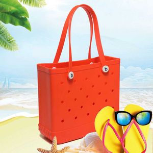 Hot Eva Beach Tags Hand Designer Tas Outdoor Travel Bag Grote capaciteit Shoppin Tassen Pakket Sunmmer Basket Toes Women Designers Handtas 230203