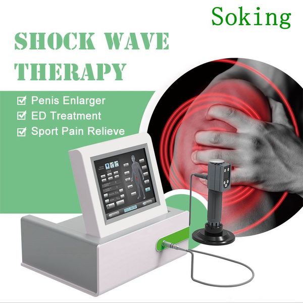Aparatos de salud extracorpóreos calientes Terapia de campo eléctrico electromagnético de ondas de choque Equipo de terapia de máquina de ondas de choque enfocadas de Soking
