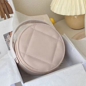 Diseñadores Organizador cosmético Bolsas de almacenamiento Bolsa de maquillaje con espejo Mujeres Organizadores de viaje Estuche 13 cm