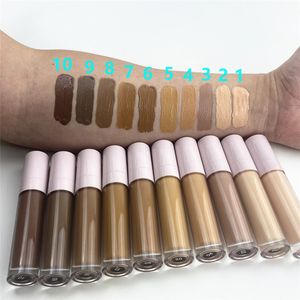 Maquillaje 10 colores corrector líquido Palos Correctores faciales base hidratante tubo de polvo punto neutral sin LOGO envío gratis 6pcs