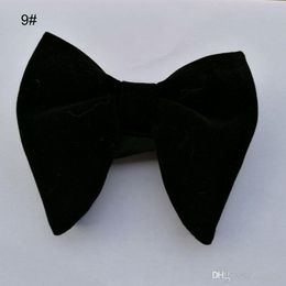 Bruidegom banden mode zwart fluwelen boogschijf heren uniek fluwelen bowtie bruidegom vlinderdas