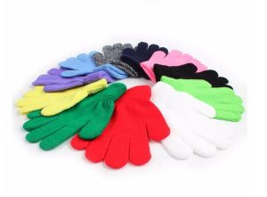 Mode chaude enfants gants enfants gant magique mitaine fille garçon enfant extensible tricoté hiver gants chauds choisir couleur en gros