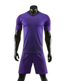 Hot fashion Custom Blank Team Soccer Jerseys Sets Camisetas de fútbol personalizadas con pantalones cortos Entrenamiento Short Running uniforme de fútbol yakuda fitness
