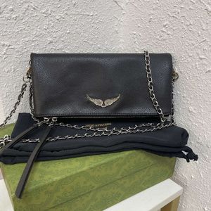 Hot modeontwerper damestas voor dames Zadig Voltaire schoudertas Vintage klinknagel handtas portemonnee originele doos lederen cross body ketting hoogwaardige kwaliteit6