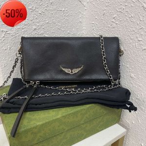 Hot modeontwerper damestas voor dames Zadig Voltaire schoudertas Vintage klinknagel handtas portemonnee originele doos lederen crossbody ketting hoogwaardige kwaliteit