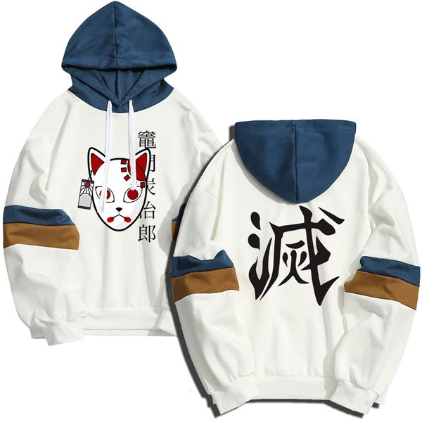 Hot Fashion Hoodie Anime Demon Slayer Kisatsutai Kamado Tanjiro Costume Masque Impression Hoodies Harajuku hoodie Sudadera Hombre