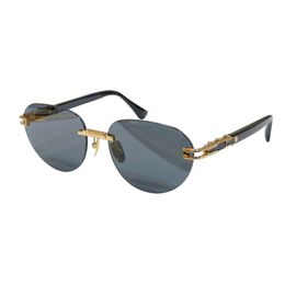 AN DITA GG méta evo deux lunettes de soleil design DTS1 pour hommes lunettes pour hommes sans monture œil de chat noir or lunettes de soleil de luxe avec étui original vente chaude